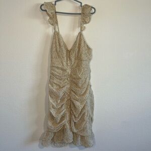 Papaya Women’s Ruched Floral Dress Size Small